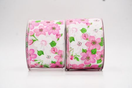 Cinta de alambre de primavera de flores de cerezo rosa - Cinta de alambre de primavera de flores de cerezo rosa