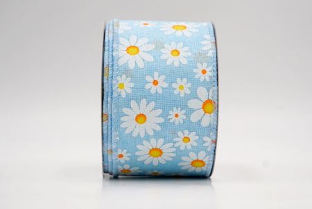 Γαλάζιο_Καλοκαιρινή Μαργαρίτα Λουλουδάτη Κορδέλα_KW0060GC-12-216