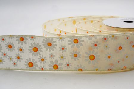 Κρέμα_Καλοκαιρινή Μαργαρίτα Λουλουδάτη Κορδέλα_KW0060GC-2-2