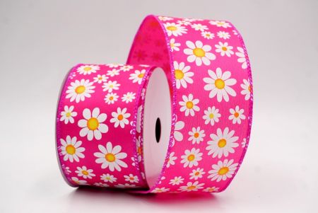 Φωτεινό Ροζ_Καλοκαιρινό Μαργαρίτα Λουλουδάτο Κορδόνι_KW0061GC-40-40