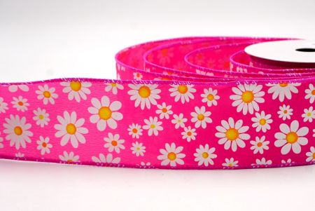 Φωτεινό Ροζ_Καλοκαιρινό Μαργαρίτα Λουλουδάτο Κορδόνι_KW0061GC-40-40