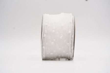 Cinta de Alambre con Puntos Suizos Pastel Blanca de Primavera_KW0063GC-1-1