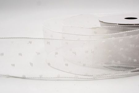 Cinta de Alambre con Puntos Suizos Pastel Blanca de Primavera_KW0063GC-1-1