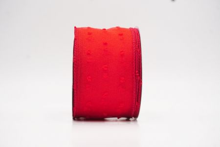 Cinta de Alambre con Puntos Suizos Pastel Roja de Primavera_KW0063GC-7-7