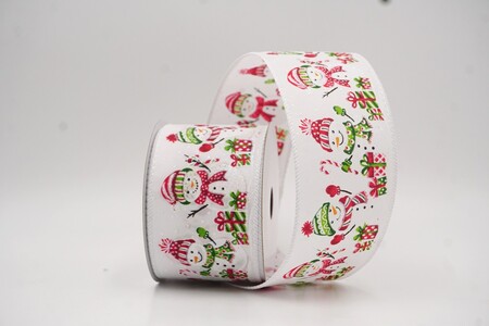 Nastro in Rame con Stampa di Carota Bianca per le Feste_KW0247GC-1-1