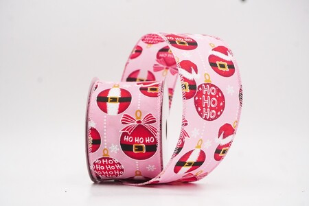 Rosa Ho Ho Ho Weihnachtsmannanzug Feiertagsband_KW0327GC-5-5_1
