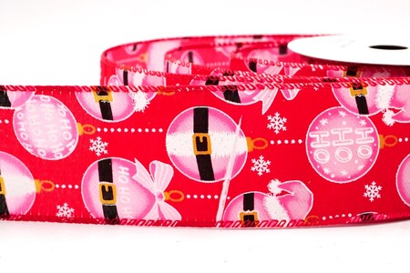 Rotes Ho Ho Ho Weihnachtsmannanzug Feiertagsband_KW0327GC-7-7_2