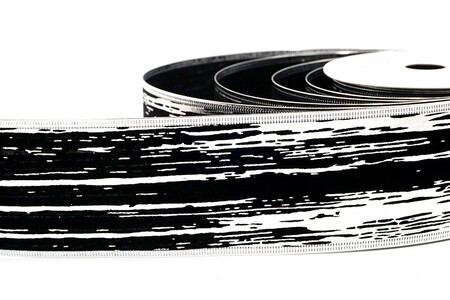 Silbernes metallisches Streifenband Drahtband_KW0349S-53