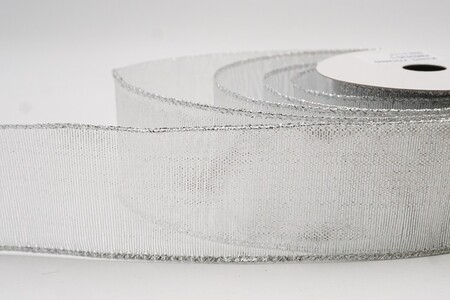 Weißes Schimmer-Kreuzhatch-Textur-Drahtband_KW0352G-1