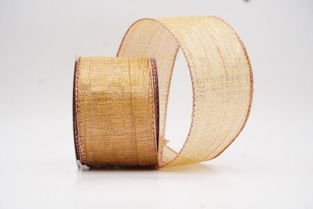 Bronze/Rosa Shimmer Crosshatch Textur Drahtband_KW0353GM-5