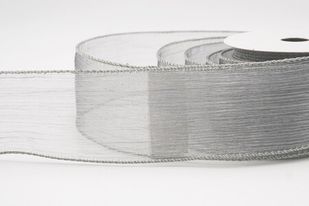 Graues feines transparentes gestreiftes Drahtband_KW0354GC-50-197