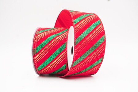 Rotes Drahtband mit Glitzer-Wirbelstreifen_KW0434GC-7-7