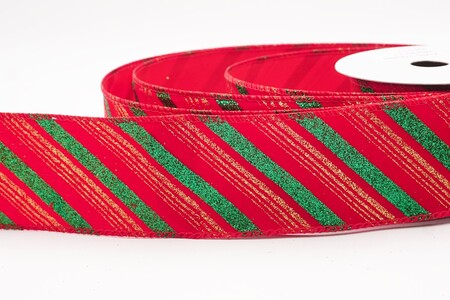 Rotes Drahtband mit Glitzer-Wirbelstreifen_KW0434GC-7-7