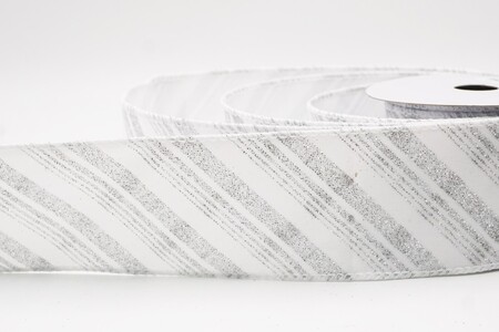 Weißes Drahtband mit Glitzer-Wirbelstreifen_KW0435GC-1-1