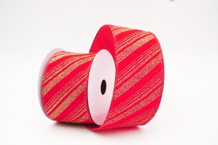 Rotes Drahtband mit Glitzer-Wirbelstreifen_KW0435GC-7-7