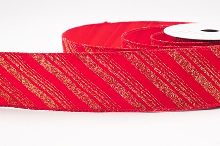 Rotes Drahtband mit Glitzer-Wirbelstreifen_KW0435GC-7-7