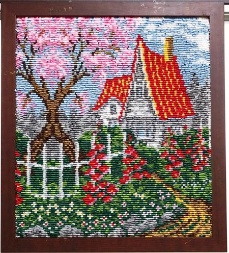 Fairytale House Ribbon Collage