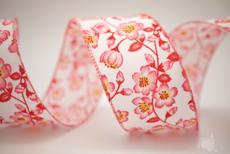 櫻花桃緞織帶
