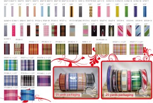 Cinta floral / a cuadros