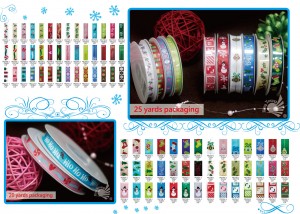 Christmas Printed Ribbon