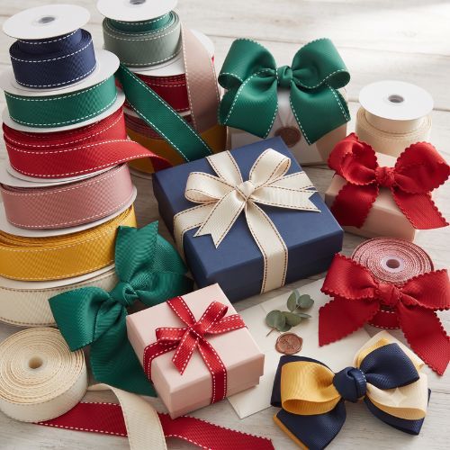 Grosgrain cosido