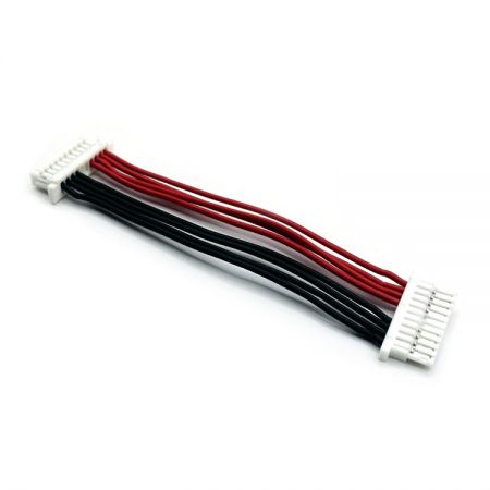 Custom JST SHR-10V-S-B to SHLP-10V-S-B Wire Harness for PCB Applications - JST SHR to SHLP wire harness with UL1007 wire, ideal for PCB connections