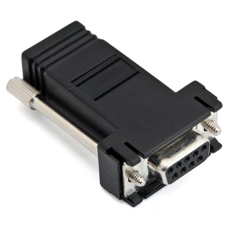 DB9 Female to RJ45 Modular Adapter for Seamless Infrastructure Wiring - DB9 Female to RJ45 Modular Adapter