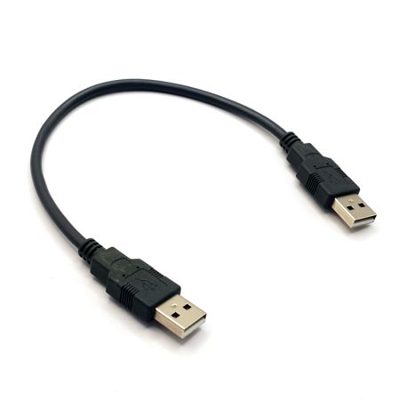 Custom USB 2.0 Type-A Male to Type-A Male Cable - Custom USB 2.0 Type-A Male to Type-A Male Cable