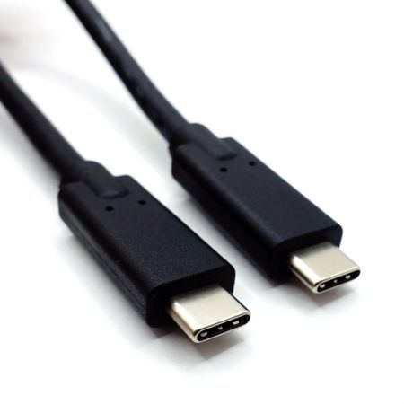 USB 3.2 Gen 1 (5 Gbps) Type-C to Type-C Male Cable, 1.8m, Black - USB 3.2 Gen 1 (5 Gbps) Type-C to Type-C Male Cable, 1.8m, Black