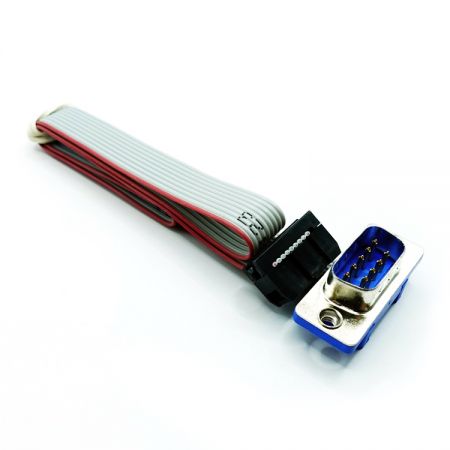 DB9 Male to 10Pin IDC Serial Cable, 44cm - DB9 Male to 10Pin IDC Serial Cable, 44cm