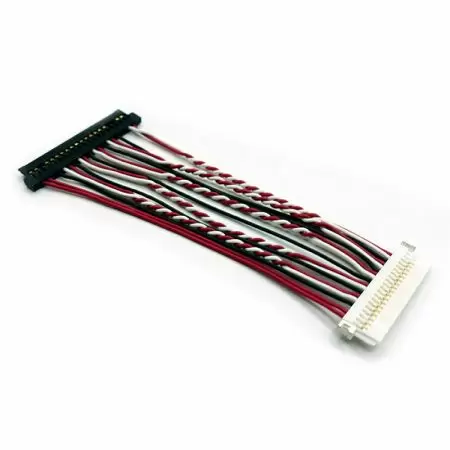 Hirose DF19G-20S-1C (06) to JAE FI-S20S LVDS Wire Harness, 70mm - DF19G-20S-1C (06) to FI-S20S LVDS Wire Harness, 70mm