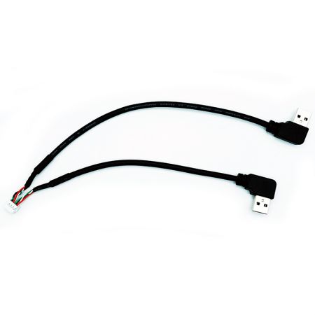 PHDR-08VS to USB-A x 2 USB CABLE, 26cm, Black - PHDR-08VS to USB-A x 2 USB CABLE, 26cm, Black