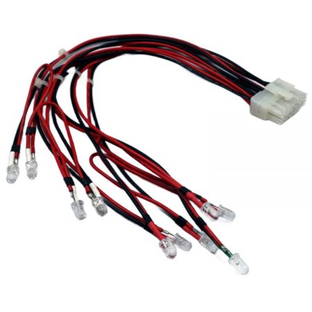 Custom Molex 3901-2120 to Cree LED C503B 12P 4.2mm Pitch Cable Assembly