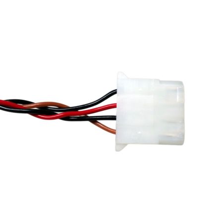 TE 1-480424-0 connector in a custom automotive LED wiring harness.