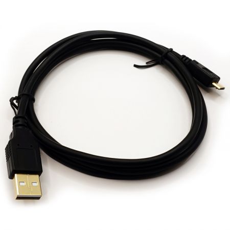 USB Cable - USB-A to Micro-USB cable with gold-plated connectors