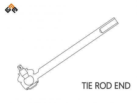 Extremo de barra de dirección para ISUZU D-MAX 4WD | 8-97304-928-0