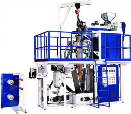 Машина для производства ПП пленки методом выдува - Высокоскоростная машина для производства полипропиленовых пленок