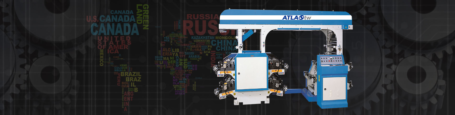 4색 유연인쇄기 인쇄 기계
