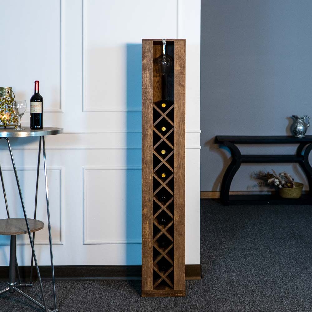 Mobiletto bar verticale in legno di quercia marrone PB da 160 cm, Letti  king in rattan di alta qualità per hotel