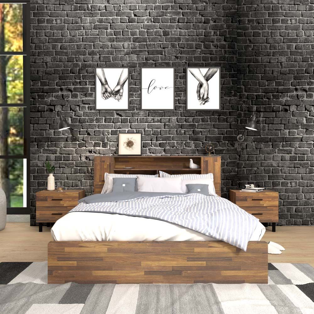 Armarios de madera contrachapada para dormitorio, diseño moderno