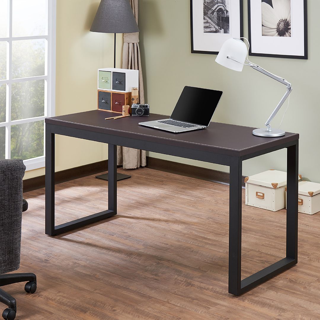 Imitation Leather Texture Office Table