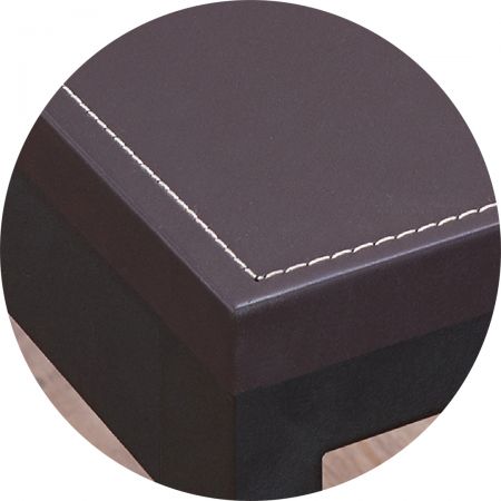 Table de bureau en imitation cuir texturé, Lits king en bois de rotin haut  de gamme pour les hôtels