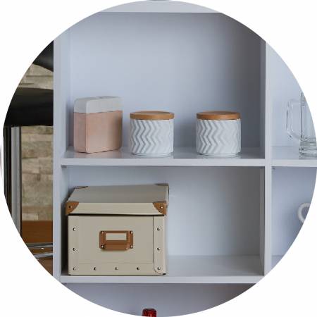 6 partizioni di spazio di archiviazione regolabili a seconda delle tue esigenze.