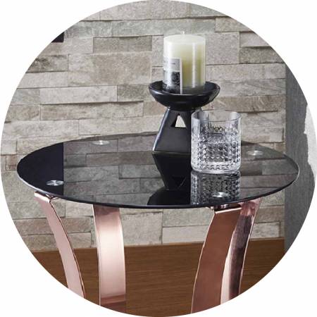 Černé sklo s prvky odolnými proti výbuchu.