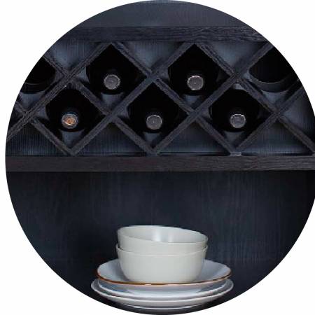 Hálós borkeret kialakítás.