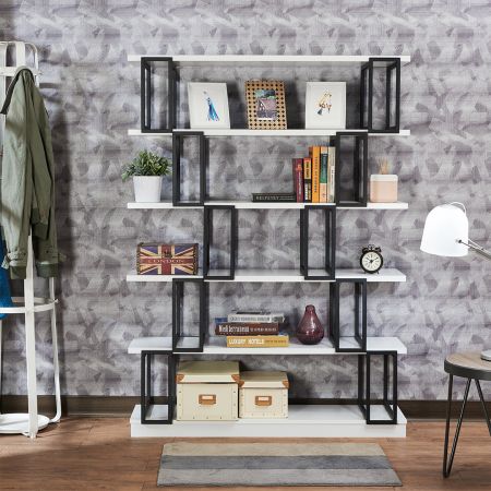 Hourglass Shape Bookshelf