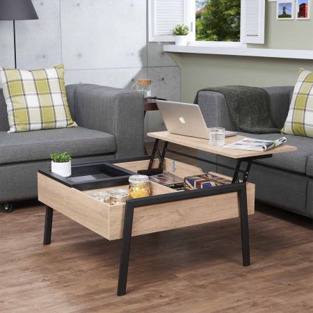 Light Industrial Lift Coffee Table - Light industrial lift coffee table.