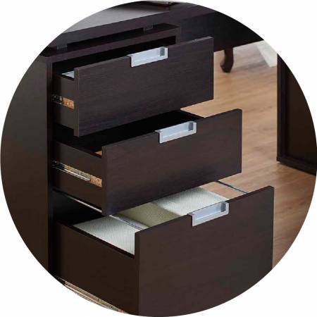 The left three security drawer slide.