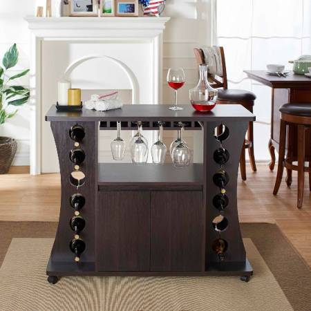 Mueble para vinos de madera
