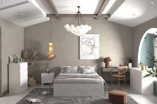 Bedroom Set-Artificial Stone